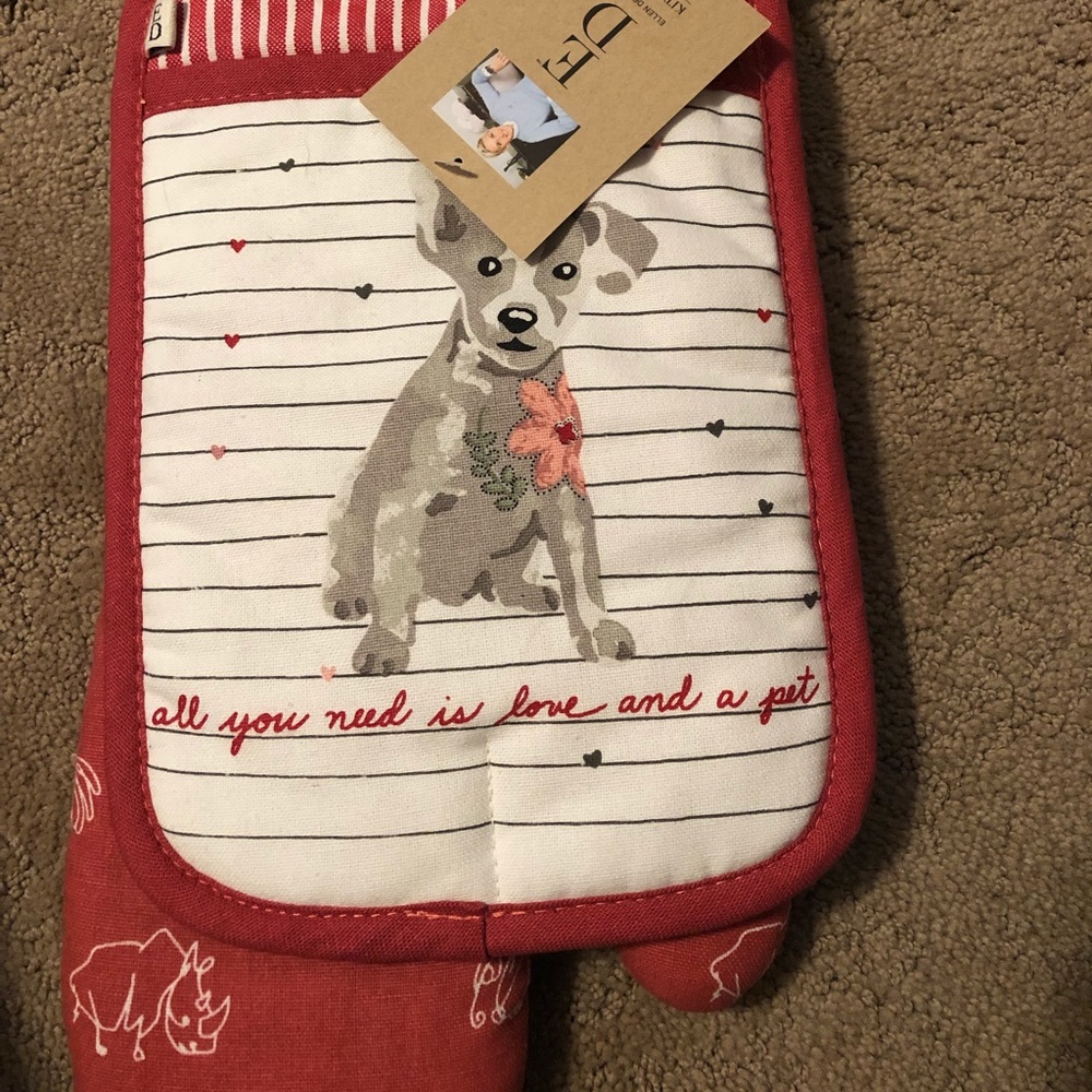 Oven mitt and pot holder